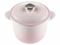 Le Creuset Cocotte Every aus Gusseisen mit Poteriedeckel, 18 cm, 2 Liter, Shell Pink,