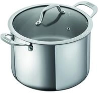 Kuhn Rikon Allround Kochtopf mit Glasdeckel, 8,5 Liter/24 cm, Edelstahl, f&uuml;r alle