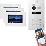 Balter EVO SILVER Video-T&uuml;rsprechanlage 7" WIFI Monitor Touchscreen 2-Draht BUS