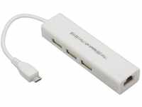 BerryBase Micro USB 2.0 OTG Fast Ethernet Netzwerkkonverter Netzwerkadapter LAN