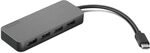 Lenovo USB-C to 4 Ports USB-A Hub 4X90X21427 Eisengrau