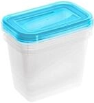 keeeper Frischhaltedosenset 3-teilig, 3 x 1 l, 15,5 x 10,5 x 11,5 cm, Fredo Fresh,
