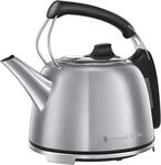Russell Hobbs Wasserkocher Edelstahl Retro 65 Jahre Jubil&auml;umsmodel,1,2l, 2400W,