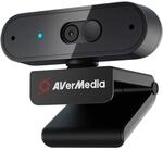 AVerMedia PW310P Webcam, Webcam Cover, 1080p / 30fps Video Chat und Aufnahme, Plug &