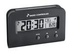 TFA Dostmann Digitaler Funk-Wecker, 60.2513.01, mit Wochentag und Datum, Weckalarm
