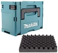 Makita MAKPAC 3 Systemkoffer - mit Universaleinlage f&uuml;r Makita 18 V Akku Ger&auml;te