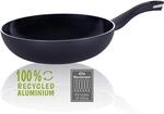 Berndes Pfanne 28 cm, b.Green Alu Recycled Induction, Wokpfanne hergestellt zu 100%
