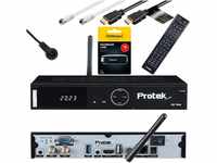 Protek X2 4K UHD Twin SAT Receiver - E2 Linux - 2X DVB-S2 Tuner - WiFi WLAN,...
