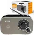 Denver TR-51 UKW-Radio mit analogem Tuning, Grau
