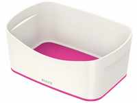 Leitz MyBox, Aufbewahrungsschale, Blickdicht, Weiß/Pink Metallic, Kunststoff,