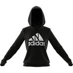 adidas Damen W Bl Ft Hd Kapuzenpullover, Schwarz/Wei&szlig;, XS EU