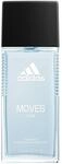 adidas Moves Deodorant Natural Spray, langanhaltender, aromatischer Herren-Duft mit
