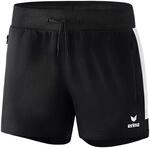Erima Damen Squad Kurze Trainingsshort (1152008), schwarz/wei&szlig;, 38