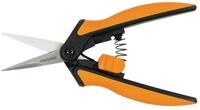 Fiskars Gartenschere Solid Micro-Tip Gartenschere SP130, Orange/Schwarz
