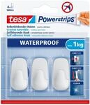 tesa Powerstrips Haken (Waterproof Small Kunststoff) wei&szlig;