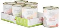 MjAMjAM - Premium Nassfutter f&uuml;r Katzen - Mixpaket I - Huhn, Rind, Herzen, 6er Pack
