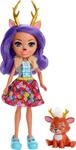 Enchantimals FXM75 - Danessa Deer Puppe & Sprint Figur, Puppe (15cm), Lange Violette