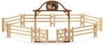 SCHLEICH 42434 Spielset - Pferdekoppel mit Eingangstor (Horse Club)