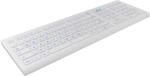 KeySonic Tastatur KSK-8031INEL-WH (DE) Industrietastatur wei&szlig;