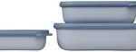 Mepal Multischale Cirqula Rectangular 3-teiliges Set - Mikrowellen Geschir -...