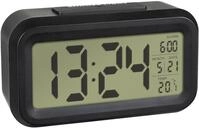 TFA Dostmann Lumio Digitaler Wecker, 60.2018.01, mit Innentemperatur, Anzeige von