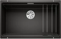 BLANCO ETAGON 700-U | Granitsp&uuml;le aus SILGRANIT schwarz | [73x46x21,2 cm] | f&uuml;r 80