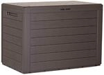 Prosperplast Woodebox Gartenbox Kissenbox Gartentruhe Verschlie&szlig;bar (190 Liter,