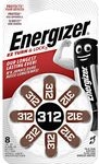 Energizer H&ouml;rger&auml;tebatterien 312, EZ Turn & Lock, 8 St&uuml;ck