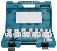 Makita D-63993 BiM-Lochs&auml;gen-Set 16-teilig im Kunststoffkoffer, Bi-Metall...
