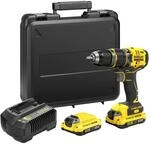STANLEY FATMAX 18V V20 B&uuml;rstenloser Schlagbohrschrauber-Kit, Akku-Bohrmaschine,