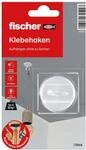 fischer Klebehaken, selbstklebender Wandhaken in Wei&szlig;, praktische Aufh&auml;ngung...