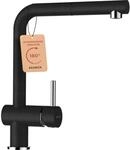 SCHOCK&reg; K&uuml;chenarmatur Epos Onyx I schwarze Hochdruck Armatur mit ausziehbarer