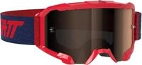 Leatt Velocity 4.5 Iriz Motocross-Brille, Rot/Blau