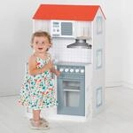 roba 2in1 wendbares Puppenhaus und Kinderk&uuml;che, gro&szlig;es Spielhaus f&uuml;r Jungs und