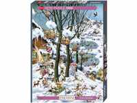 Heye 299613 In Winter 1000 Teile Puzzle, Silver