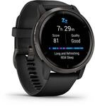 Garmin Venu 2 &ndash; GPS-Fitness-Smartwatch mit ultrascharfem 1,3 AMOLED-Touchdisplay,