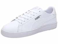 PUMA Unisex Serve Pro Lite Sneaker, White White Silver-Gray Violet, 40.5 EU
