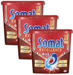 Somat Excellence 4in1 Caps, 144 (3 x 48) Caps, Sp&uuml;lmaschinen-Caps f&uuml;r exzellente