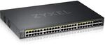 Zyxel Gigabit Ethernet Layer 2 Managed PoE+ Switch mit 44 Ports, einem Budget...