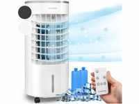 Klarstein Luftkühler mit Wasserkühlung, 3-in-1 Verdunstungskühler,...