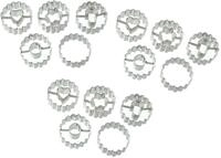 Dr. Oetker 15er Mini-Linzer Ausstecher-Set, Ausstechformen f&uuml;r Weihnachten,