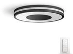 Philips Hue White Amb. LED-Deckenleuchte Being inkl. Dimmschalter, schwarz,...