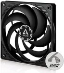 ARCTIC P12 Slim PWM PST - PC Lüfter, 120 mm Gehäuselüfter optimiert für