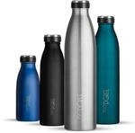 720&deg;DGREE Edelstahl Trinkflasche milkyBottle&rdquo; - 750ml - BPA-Frei, Auslaufsicher,