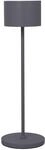 blomus Mobile LED-Tischleuchte FAROL | Aluminium | Farbe Warm Gray | kabellose