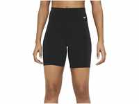 Nike Damen One Mid-rise 7" Shorts, Black/White, XS EU