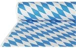Papstar Papiertischtuch / Tischtuchrolle mit Damastpr&auml;gung "Bayerisch Blau" (1