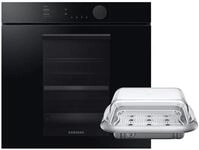 Samsung NV75T8979RK/EG Infinite Dual Cook Steam Pyrolyse Dampfbackofen Schwarz