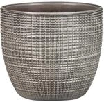 Scheurich Corteza, Blumentopf aus Keramik, Farbe: Pimienta, 15,6 cm Durchmesser, 14