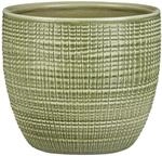 Scheurich Corteza, Blumentopf aus Keramik, Farbe: Menta, 25,5 cm Durchmesser, 22,1 cm
